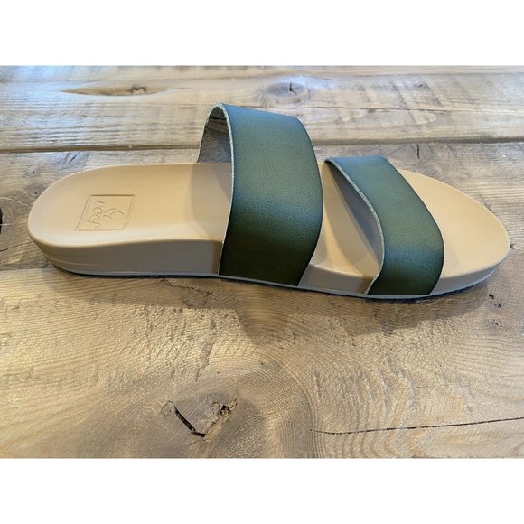 Reef Women’s Vista Sandals Vegan Leather Slides Wi - Picture 4 of 4